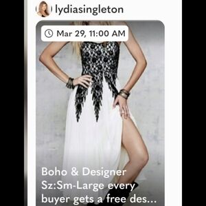 Designer dresses, skirts, tops & Tony Lama boots and more!